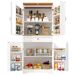 Armario de cocina con 4 puertas y 1 cajón Armario de cocina con 4 puertas y 1 cajón Blanco/ Madera