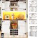 Armario de cocina con 4 puertas Armario de cocina con 4 puertas Blanco