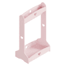 Bengaleiro infantil Haandsvanssad con compartimento aberto126x73x43cm Rosa en.casa