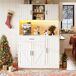Armario de cocina con 5 puertas y 1 cajón Armario de cocina con 5 puertas y 1 cajón Blanco