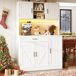 Armario de cocina con 5 puertas y 1 cajón Armario de cocina con 5 puertas y 1 cajón Blanco