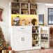Armario de cocina con 5 puertas y 1 cajón Armario de cocina con 5 puertas y 1 cajón Blanco
