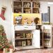 Armario de cocina con 5 puertas y 1 cajón Armario de cocina con 5 puertas y 1 cajón Blanco