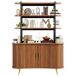 Armario de cocina con 2 puertas Armario de cocina con 2 puertas Madera Oscura