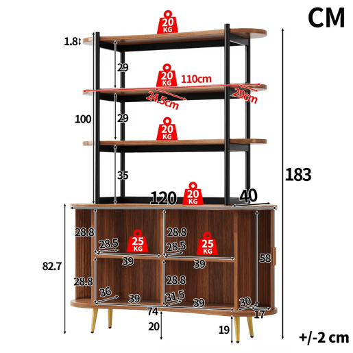 Armário de cozinha de mdf com 2 portas,madeira escura