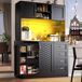 Armario de cocina con 4 puertas y 4 cajones 120 Armario de cocina con 4 puertas y 4 cajones 120 Blanco