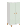 Roupeiro infantil Vaarentaa 126x60x41 cm BrancoVerde-menta en.casa
