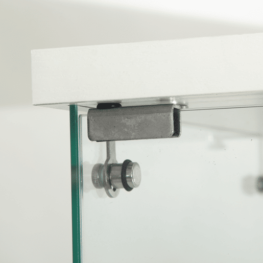 Vitrine com iluminação LED e portas de vidro, vitrine com sensores inteligentes, vitrine de vidro de 4 níveis para sala de estar, quarto, escritório, vitrine de colecionador