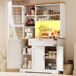Armario de cocina con 5 puertas y 1 cajón 104 Armario de cocina con 5 puertas y 1 cajón 104 Blanco/ Madera