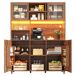 Armario de cocina con 4 puertas Armario de cocina con 4 puertas Marrón