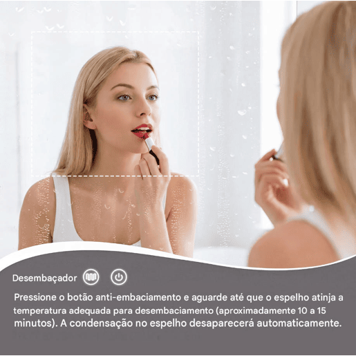 Armário de banheiro com espelho preto u2013 50x88x16 cm. Iluminação LED, prateleiras de vidro ajustáveis u200Bu200Be compartimentos de armazenamento abertos Armário de banheiro com espelho preto u2013 50x88x16 cm. Iluminação LED, prateleiras de vidro ajustáveis u200Bu200Be compartimentos de armazenamento abertos