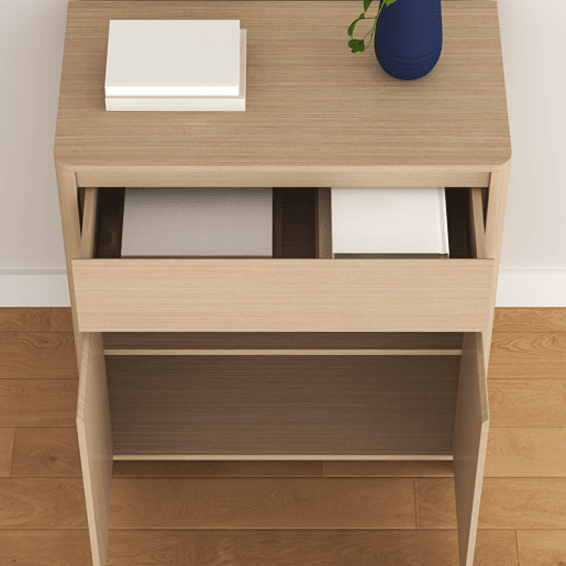 Armário auxiliar Takranmaa com 2 portas y gaveta 88x79x39 Carvalho en.casa Armário auxiliar Takranmaa com 2 portas y gaveta 88x79x39 Carvalho en.casa