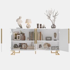 Aparador de mdf com 4 portas,branco
