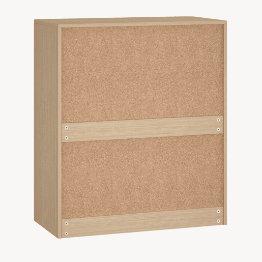 Cómoda Takranmaa 5 gavetas 79x39x90cm Carvalho en.casa