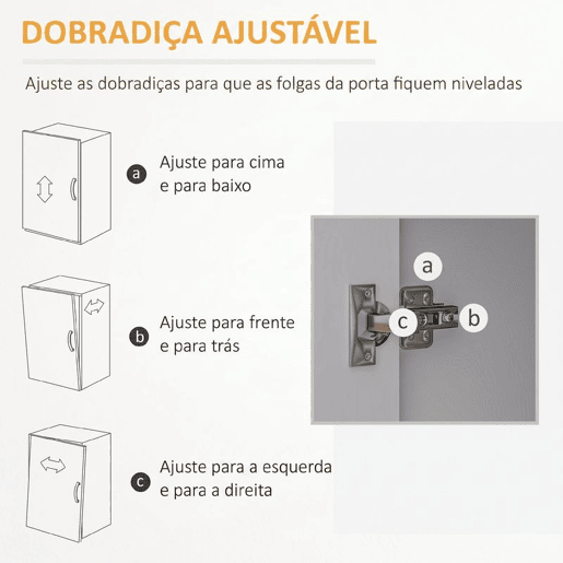 HOMCOM Gaveteiro de Secretária com 5 Gavetas, Armário, Rodas e Prateleira Ajustável, Suporte para Impressora, 78x40x66,5 cm, Branco