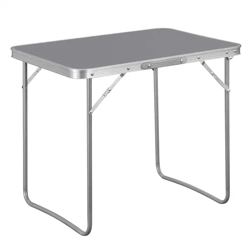 Mesa dobrável 70 x 50 cm - portátil, ultraleve, multifuncional, para acampamento e pesca - cinzenta Mesa dobrável 70 x 50 cm - portátil, ultraleve, multifuncional, para acampamento e pesca - cinzenta