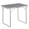 Mesa dobrável 70 x 50 cm - portátil, ultraleve, multifuncional, para acampamento e pesca - cinzenta
