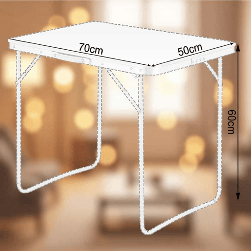 Mesa dobrável 70 x 50 cm - portátil, ultraleve, multifuncional, para acampamento e pesca - cinzenta Mesa dobrável 70 x 50 cm - portátil, ultraleve, multifuncional, para acampamento e pesca - cinzenta