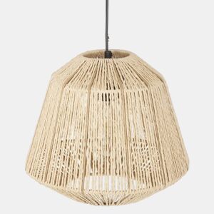 Candeeiro de Teto Suspenso em Corda Jily Ø29x23,8 cm Cor Bege