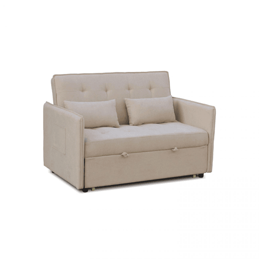 Sofá-cama Nasya Bege 183 x 96 x 119 cm