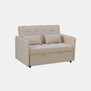 Sofá-cama Nasya Bege 183 x 96 x 119 cm