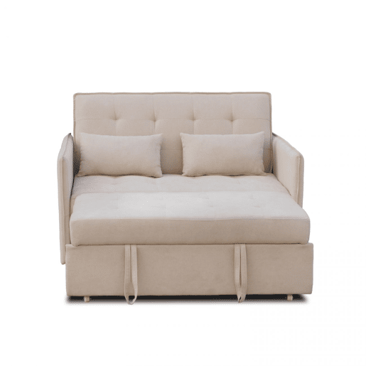 Sofá-cama Nasya Bege 183 x 96 x 119 cm