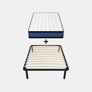 Conjunto de Colchão e Estrado DAGOSTINO HOME (90x190, Altura 20cm)