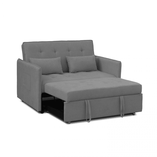 Sofá-cama Nasya Cinzento 183 x 96 x 119 cm