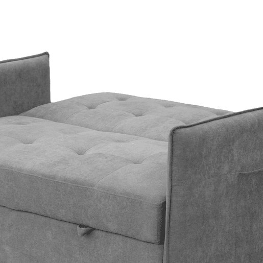 Sofá-cama Nasya Cinzento 183 x 96 x 119 cm