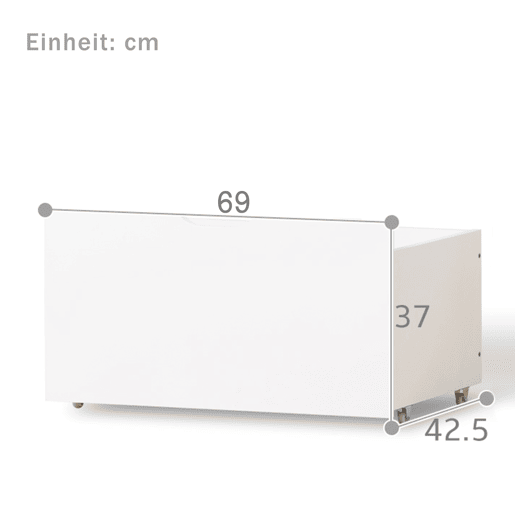Cama mezzanine em pinho maciço com gavetas - 90x200 cm - Branco Cama mezzanine em pinho maciço com gavetas - 90x200 cm - Branco
