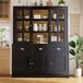 Armario de cocina con 5 puertas y 3 cajones 140 Armario de cocina con 5 puertas y 3 cajones 140 Negro