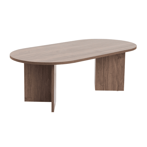 Well Home Mesa de Centro Mindanao 119x60x40 cm Acabamento Nogueira, Design Moderno e Elegante, Tampo de 18 mm em Melamina, Montagem Fácil Well Home Mesa de Centro Mindanao 119x60x40 cm Acabamento Nogueira, Design Moderno e Elegante, Tampo de 18 mm em Melamina, Montagem Fácil