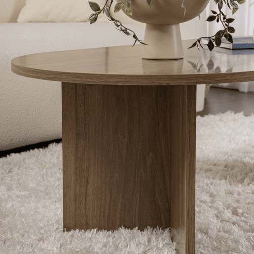 Well Home Mesa de Centro Mindanao 119x60x40 cm Acabamento Nogueira, Design Moderno e Elegante, Tampo de 18 mm em Melamina, Montagem Fácil Well Home Mesa de Centro Mindanao 119x60x40 cm Acabamento Nogueira, Design Moderno e Elegante, Tampo de 18 mm em Melamina, Montagem Fácil