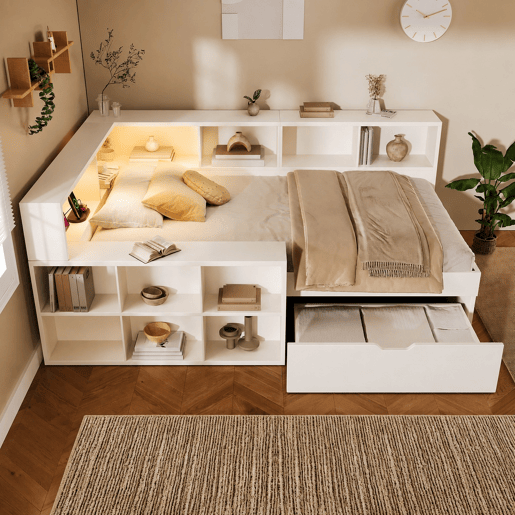Cama juvenil,cama de solteiro de madeira maciça 90x200 cm,branco Cama juvenil,cama de solteiro de madeira maciça 90x200 cm,branco