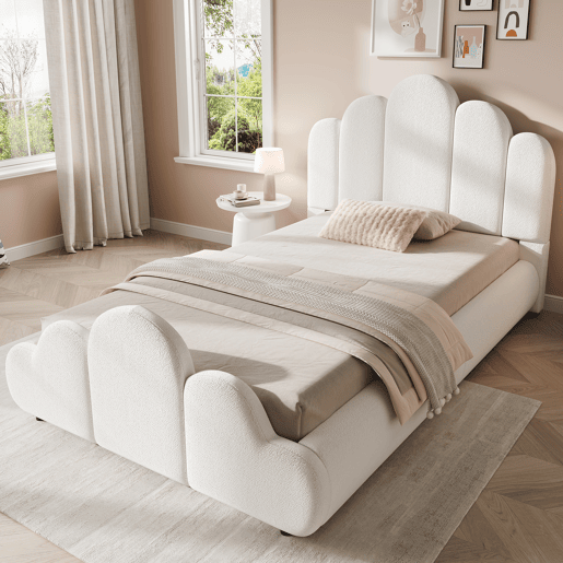 Cama juvenil,cama de solteiro de tecido 90x200 cm,bege Cama juvenil,cama de solteiro de tecido 90x200 cm,bege