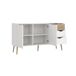 Aparador Tajo 2 puertas y 3 cajones - Mueble auxiliar Aparador Tajo 2 puertas y 3 cajones - Mueble auxiliar Natural/ Blanco
