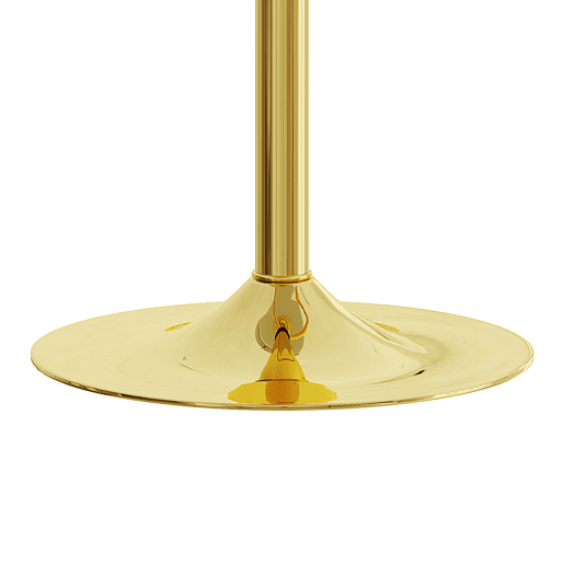 Bancos de bar ajustáveis, 2 unidades - giratórios a 360° - PU resistente à água - Branco + Dourado Bancos de bar ajustáveis, 2 unidades - giratórios a 360° - PU resistente à água - Branco + Dourado