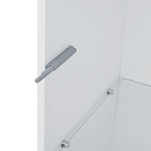 Vitrine 60x40x171 cm - Armário alto com 2 gavetas, LED, portas de vidro e abatÃveis - Branco Vitrine 60x40x171 cm - Armário alto com 2 gavetas, LED, portas de vidro e abatÃveis - Branco