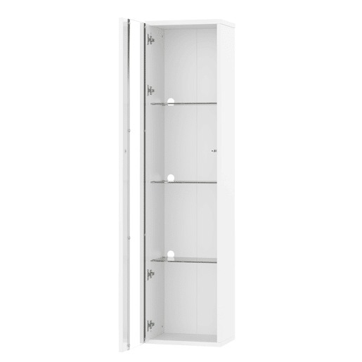 Vitrine multifuncional 40x29x170 cm - Luz LED RGB, painel acrÃlico, design simples - Branco Vitrine multifuncional 40x29x170 cm - Luz LED RGB, painel acrÃlico, design simples - Branco