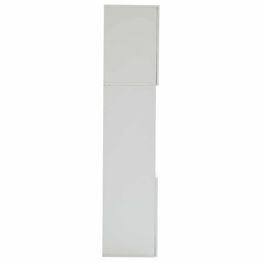 Vitrine alta 45x35x160 cm - com LED, 1 prateleira de vidro - branca Vitrine alta 45x35x160 cm - com LED, 1 prateleira de vidro - branca