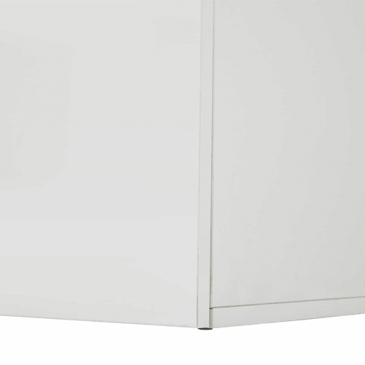 Vitrine alta 45x35x160 cm - com LED, 1 prateleira de vidro - branca Vitrine alta 45x35x160 cm - com LED, 1 prateleira de vidro - branca