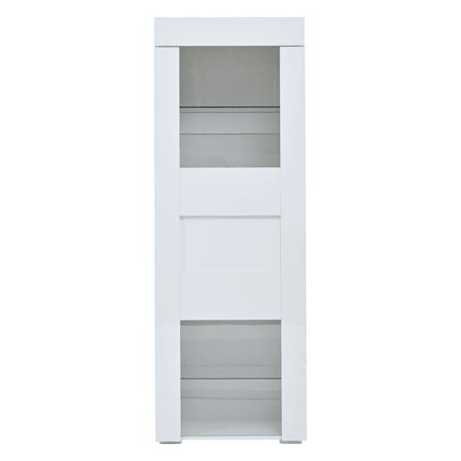 Vitrine 60x40x170 cm - Portas acrÃlicas, LED, 2 prateleiras de vidro, alto brilho - Branco Vitrine 60x40x170 cm - Portas acrÃlicas, LED, 2 prateleiras de vidro, alto brilho - Branco