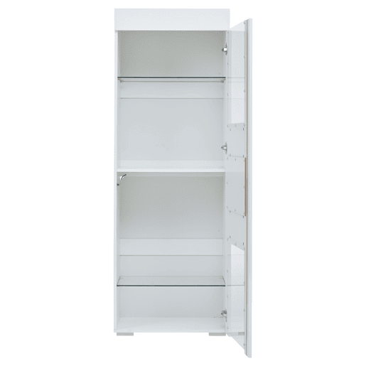 Vitrine 60x40x170 cm - Portas acrÃlicas, LED, 2 prateleiras de vidro, alto brilho - Branco Vitrine 60x40x170 cm - Portas acrÃlicas, LED, 2 prateleiras de vidro, alto brilho - Branco