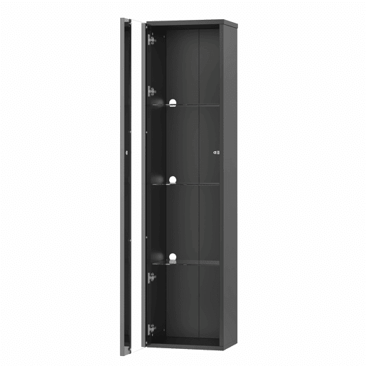Vitrine multifuncional 40x29x170 cm - Painel de vidro, luz LED com mudança de cor, controle remoto, design simples - Preto Vitrine multifuncional 40x29x170 cm - Painel de vidro, luz LED com mudança de cor, controle remoto, design simples - Preto