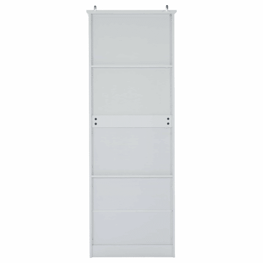 Vitrine LED moderna 165 cm - com USB, comando remoto 16 cores, 2 gavetas, prateleiras ajustáveis, portas basculantes - branco mate Vitrine LED moderna 165 cm - com USB, comando remoto 16 cores, 2 gavetas, prateleiras ajustáveis, portas basculantes - branco mate