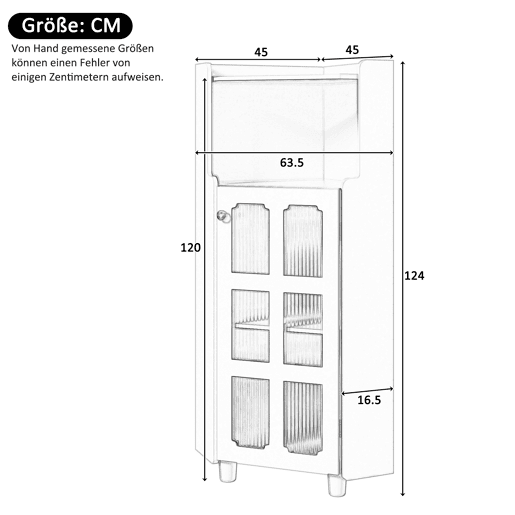 Armário de canto 63,5 x 124 cm - superfície lacada com iluminação LED e controlo por aplicação, design moderno e multifuncional - branco Armário de canto 63,5 x 124 cm - superfície lacada com iluminação LED e controlo por aplicação, design moderno e multifuncional - branco