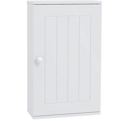 HOMCOM Armário de Parede para Casa de Banho, Armário Suspenso com Porta de Fecho Suave e Prateleira Ajustável, para Cozinha e Lavandaria, 30x14x50 cm, Branco HOMCOM Armário de Parede para Casa de Banho, Armário Suspenso com Porta de Fecho Suave e Prateleira Ajustável, para Cozinha e Lavandaria, 30x14x50 cm, Branco