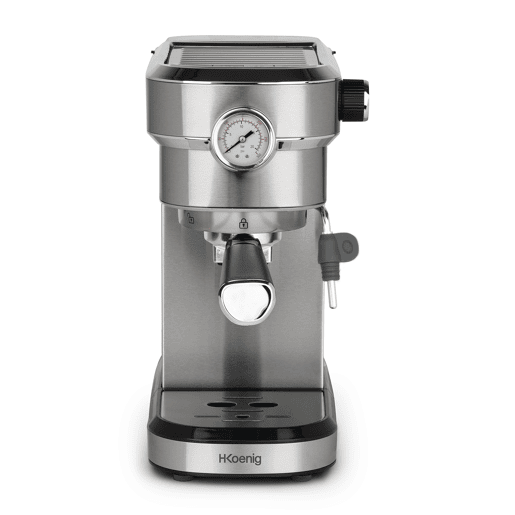 H.Koenig Cafetera Professional Espresso Automática Presión 20 Bar EXP820, Acero inox, Portátil, 1.1L H.Koenig Cafetera Professional Espresso Automática Presión 20 Bar EXP820, Acero inox, Portátil, 1.1L