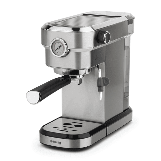 H.Koenig Cafetera Professional Espresso Automática Presión 20 Bar EXP820, Acero inox, Portátil, 1.1L H.Koenig Cafetera Professional Espresso Automática Presión 20 Bar EXP820, Acero inox, Portátil, 1.1L