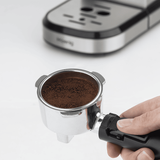 H.Koenig Cafetera Professional Espresso Automática Presión 20 Bar EXP820, Acero inox, Portátil, 1.1L H.Koenig Cafetera Professional Espresso Automática Presión 20 Bar EXP820, Acero inox, Portátil, 1.1L